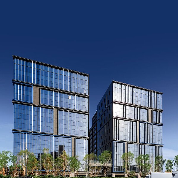 新北市新莊「華固國家置地」商辦大樓2個樓層,被世基生物醫學以6.55億元買下,累計可售已去化9成,預計第一季認列。取自華固建設官網