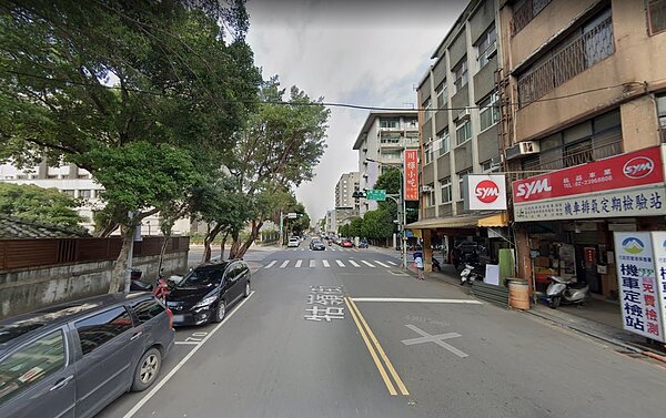 日前福州街與牯嶺街口發生一起翻車事故。示意圖／google maps