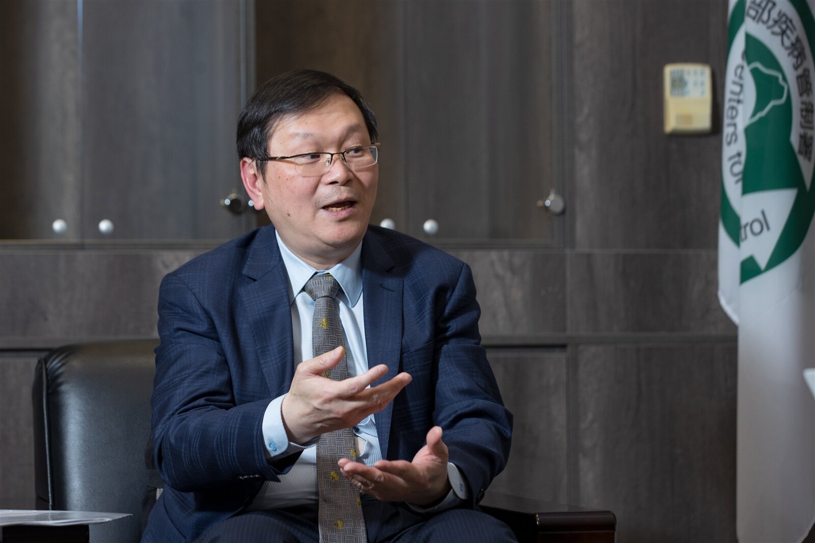 疾管署署長莊人祥暢談三年抗疫心路。記者曾原信/攝影