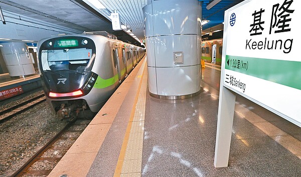 基隆市政府昨天公布重大政策與議題民調,基隆市民對基捷分攤經費增加有高達51.5%不滿意,僅19.9%覺得合理;圖為台鐵基隆站。圖/聯合報系資料照片