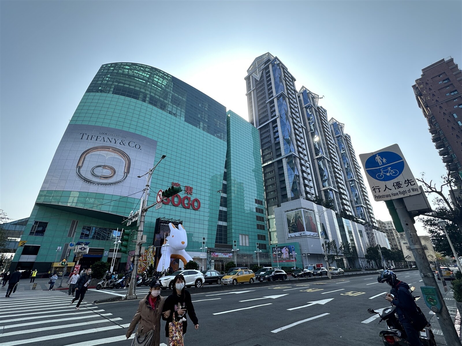 此次成交店面在Dianmond Towers 對面,圖為東區示意圖。記者朱曼寧/攝影