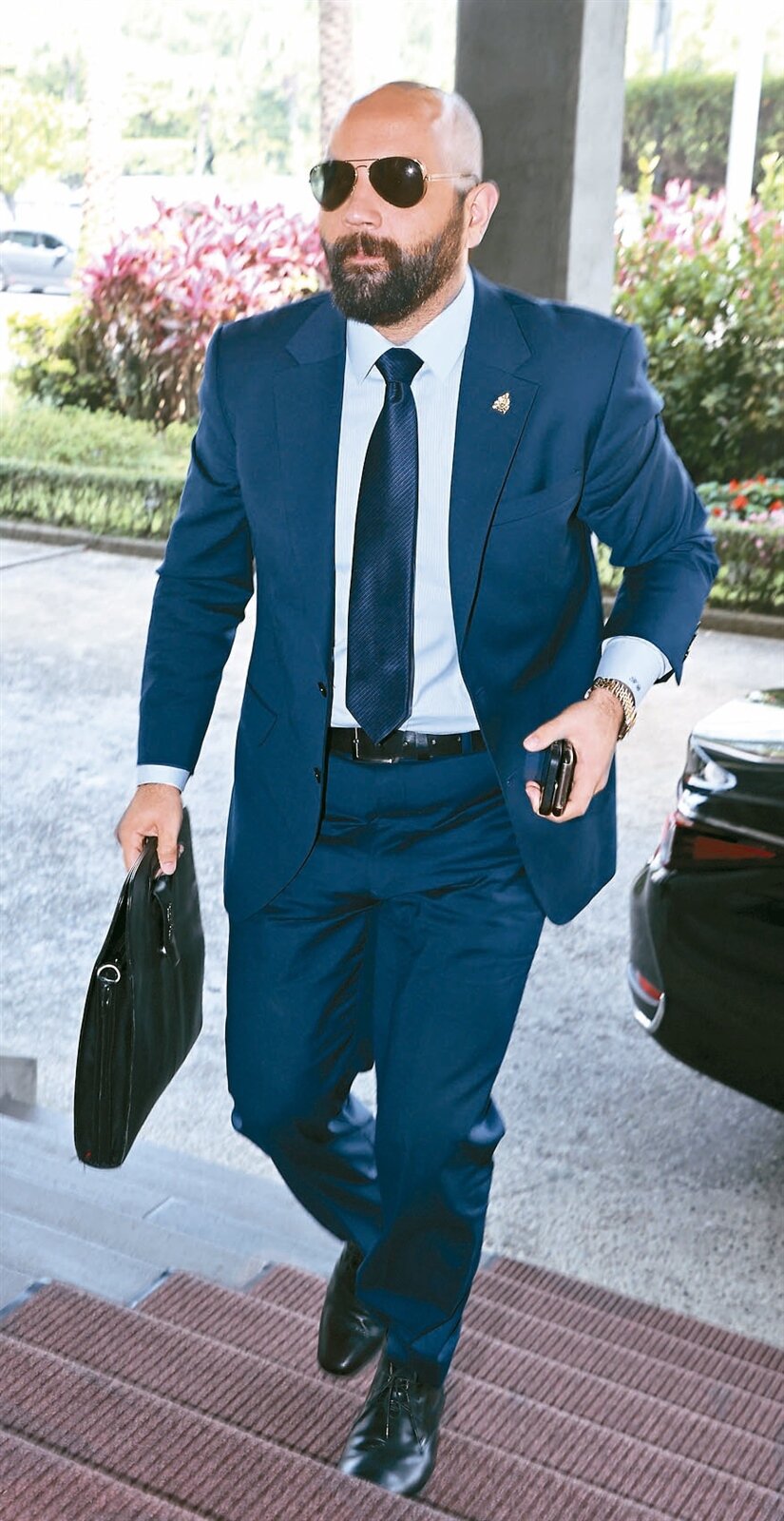 宏都拉斯總統秀瑪菈.卡斯楚在推特發文,稱已指示外交部長處理與中華人民共和國建立正式關係事宜。我外交部昨召見宏國駐台大使布羅德(圖)。記者侯永全/攝影