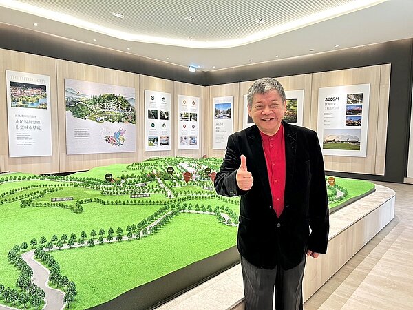 甲山林機構董事長祝文宇。圖／好房網News記者蔡佩蓉攝影