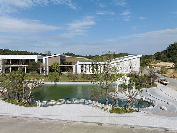 新竹寶山交流道旁造鎮案。圖／業者提供