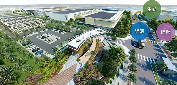 彰化縣「打鐵厝產業園區」內部示意圖。彰化縣政府提供