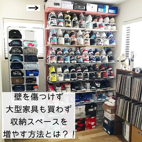 日本人妻NANAKO分享妥善收納鞋子示範。圖／截自instagram@nanako_original_living