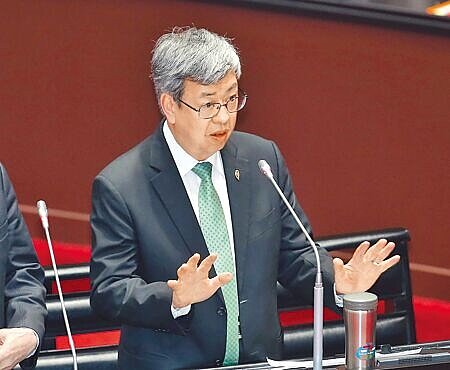 行政院長陳建仁表示,台灣已經是自由民主主權獨立的國家,強調「台獨不是一個重要的議題」。(姚志平攝)