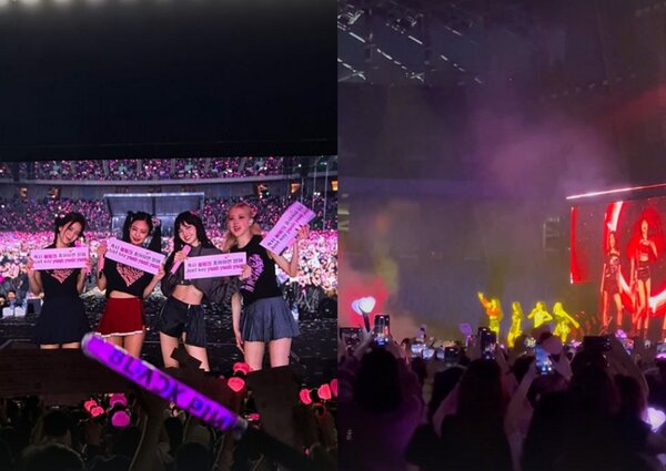 BLACKPINK世界巡迴演唱會高雄站18日晚熱情登場。（圖／讀者提供）