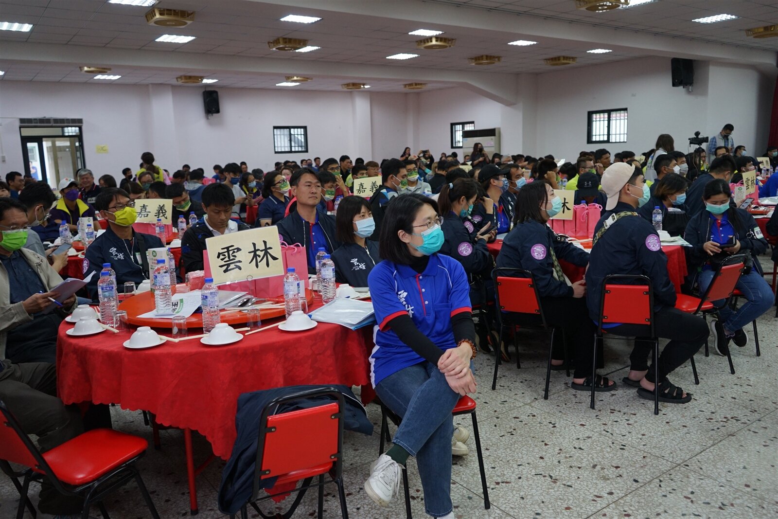 全國青農政策交流活動昨在花蓮瑞穗鄉青蓮寺舉行,各地300多人交流農業政策。記者王燕華/攝影