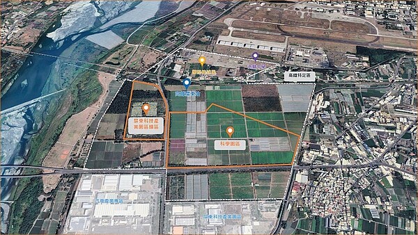 屏東科技產業園區。圖/取自屏東縣政府