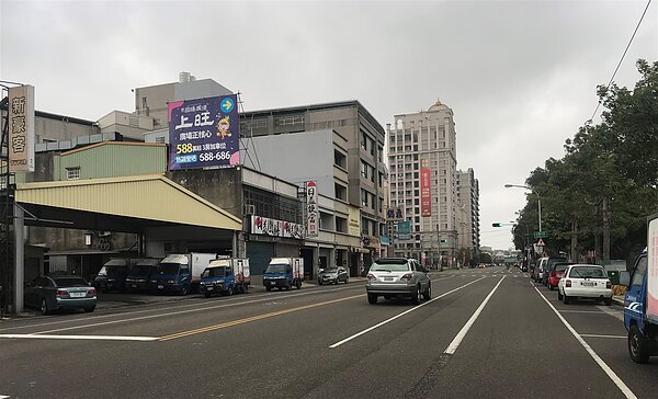 苗栗竹南街景。記者游智文／攝影 