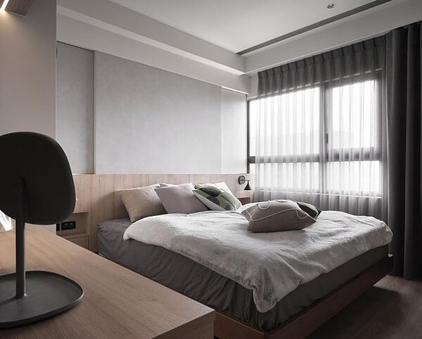 阿滴新家臥室。圖/擷取自阿滴IG