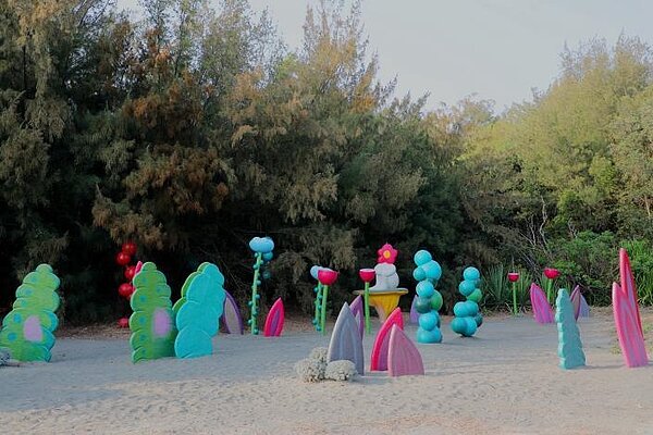 漁光島裝置藝術。圖/台南市政府提供