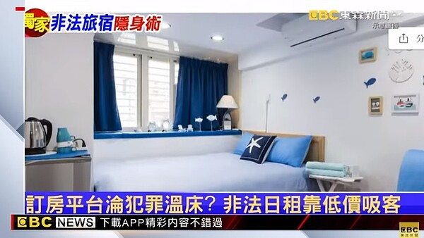 訂房平台淪犯罪溫床?非法日租靠低價吸客。圖/東森新聞