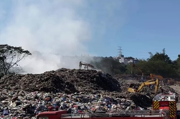 南投縣堆積垃圾23萬公噸,迫切需要中央、地方合作解決垃圾。圖/南投縣政府提供