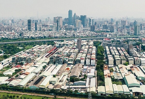 板橋浮洲地區現況空拍照。圖／新北市城鄉局提供