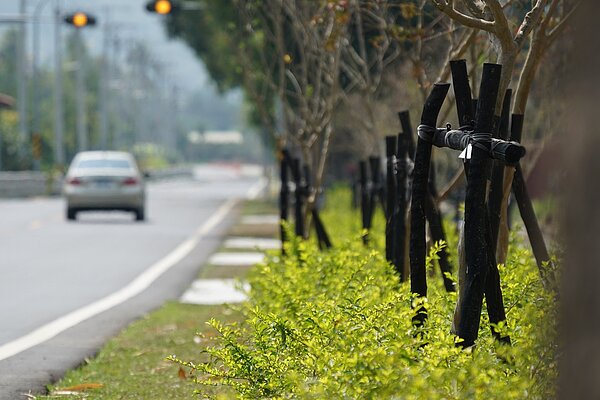 台27線大津路段拓寬完成,以後不再是最窄省道。圖/三工處提供