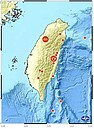 今早地牛翻身2震　高雄最大震度3級