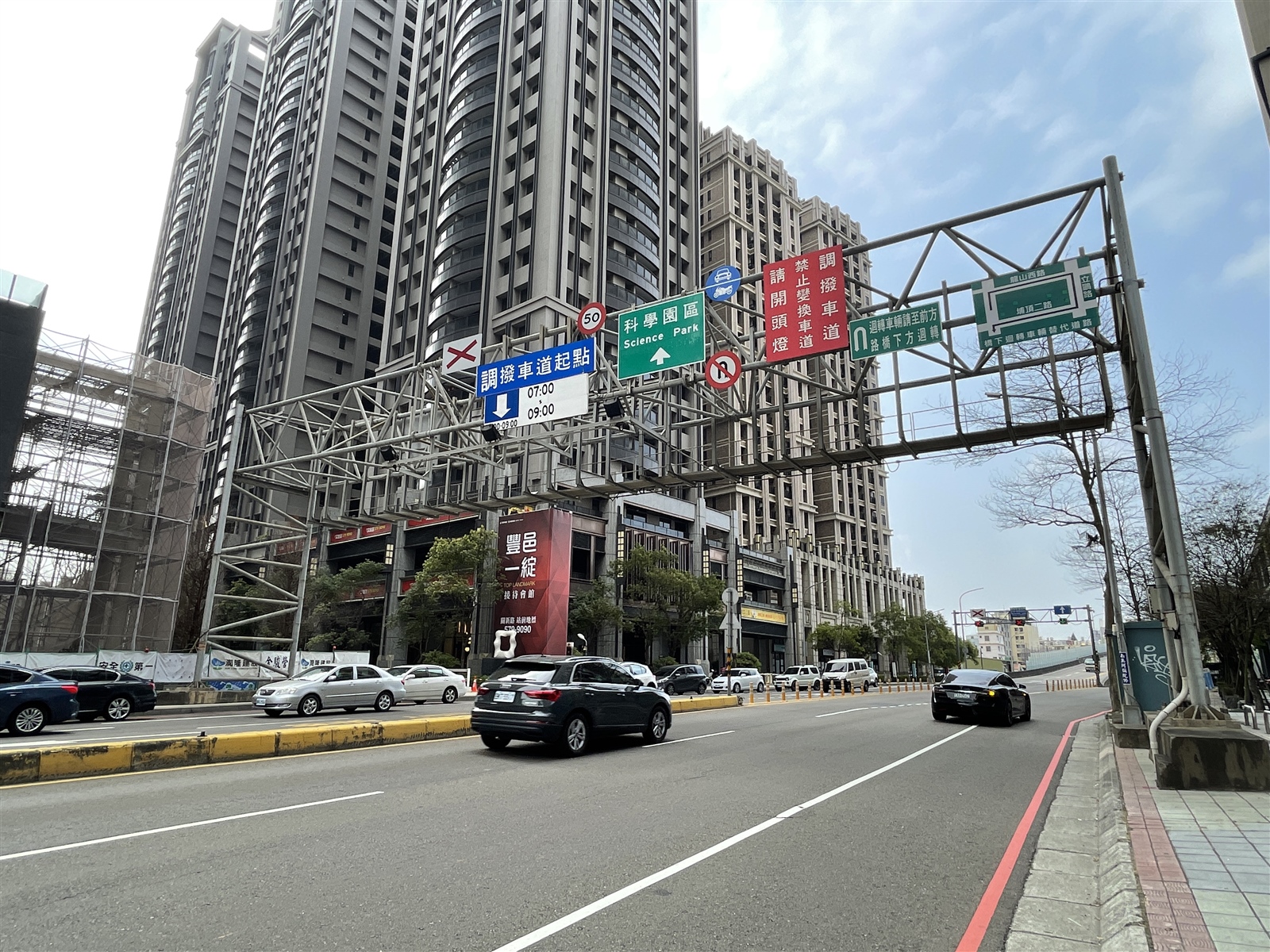 新竹市政府將在慈雲路、埔頂三路口興建首座空橋。記者張裕珍／攝影 