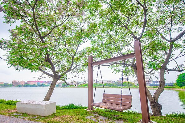 「內定綠塘水岸公園」正式開園啟用。圖/桃園市政府提供