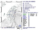 東台灣地牛翻身！　芮氏規模4.7　台東最大震度3級