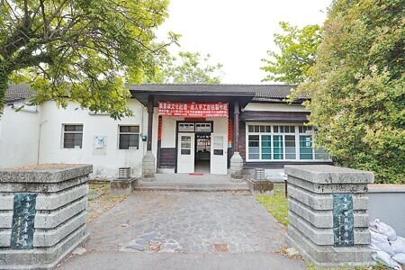 「集集樟腦出張所建築群」堪稱台灣製造樟腦業興衰縮影,第1期復舊工程進入收尾階段。(楊靜茹攝)