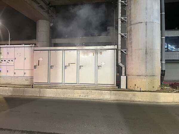 安康輕軌日前晚間發生配件系統冒煙,後來恢復全線正常營運。聯合報系資料照