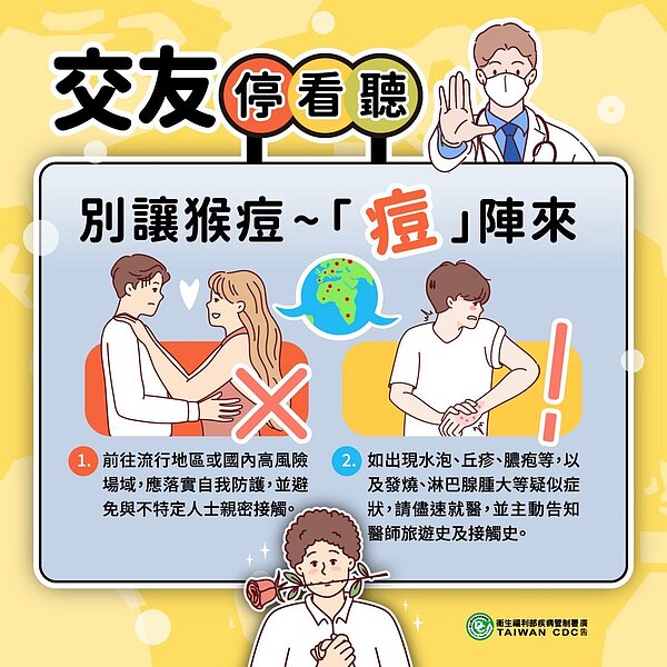 高市再添一例本土猴痘病例,全市累計至今已4例。記者王昭月/翻攝