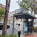 台中公車亭首創「微笑鈴鐺」　背後藏洋蔥