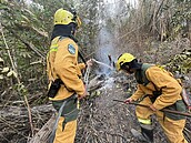 高雄內門山林大火獲控制　緊盯慎防復燃