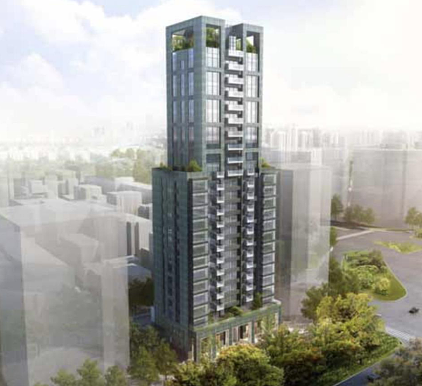 敦南霖園3D模擬示意圖。圖/截自國泰建設網站