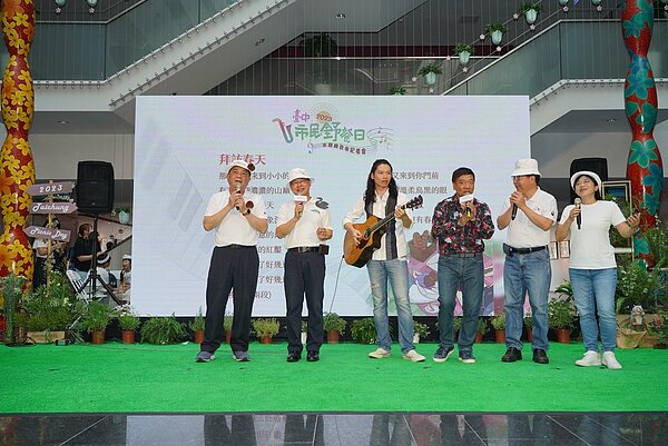 2023台中市民野餐日主題曲《台中市民野餐日》出爐,歌詞結合台中在地公園特色。圖/台中市政府提供