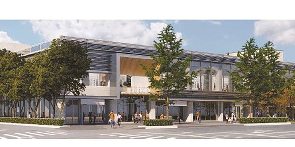 太子實業預計規劃興建地下2層、地上2層以上的「太子置地廣場」。圖/台中市經發局提供