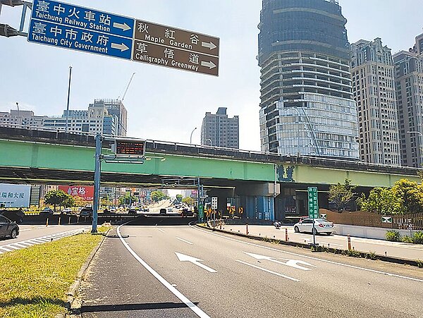 台中市交通警察大隊26日公布「十大易肇事路口」,台灣大道及環中路車輛多,呼籲用路人應減速慢行。(台中市警察局提供/張妍溱台中傳真)