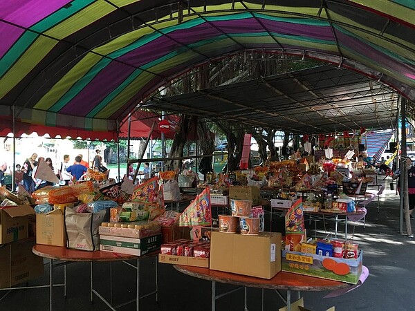 恆安里中元普渡活動。圖／取自「臺北市鄰里服務網」
