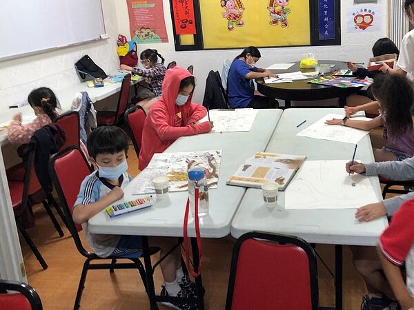 通化里兒童美術班。圖／取自「臺北市鄰里服務網」