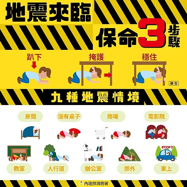 景平里貼心小叮嚀。圖／取自「幸福景平里 - 中和區景平里」臉書