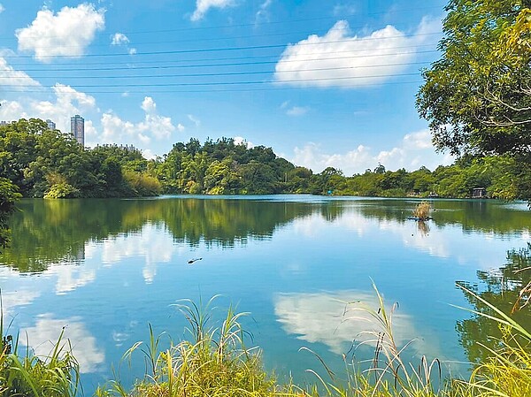 新北市府規畫在汐止白匏湖打造生態園區。（新北市工務局提供／葉德正新北傳真）