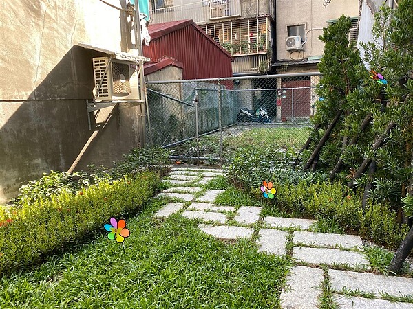 閒置空間認領變公園。圖／羅孝英里長提供
