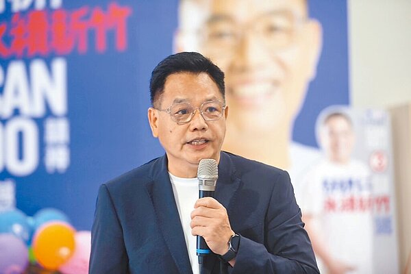 國民黨新竹市長候選人林耕仁此次競選,針對市民最不滿意的交通問題提出「5大解方」。(林耕仁競總提供/陳育賢新竹傳真)
