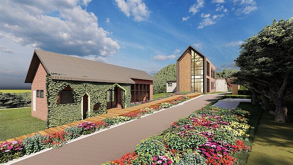 新瑞芳動物之家規畫民眾認養區。示意圖/新北動保處提供