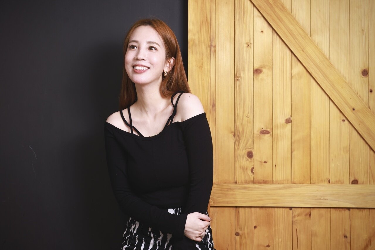 愛雅晉升人妻後幸福洋溢。記者王聰賢/攝影