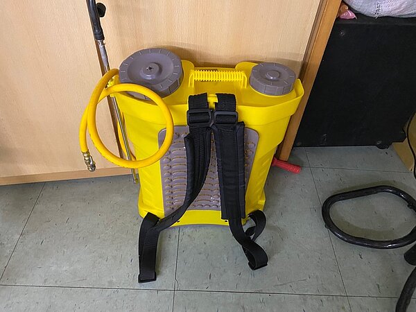 博嘉里消毒器具。陳宣懿／攝
