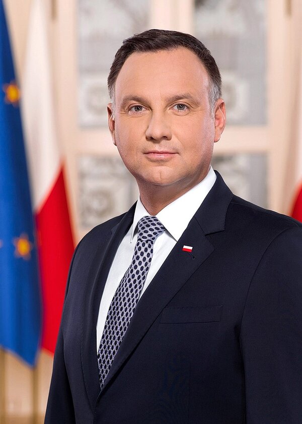 波蘭總統杜達（Andrzej Duda）緊急召開國安會議，因應此一危機狀態。圖／維基百科