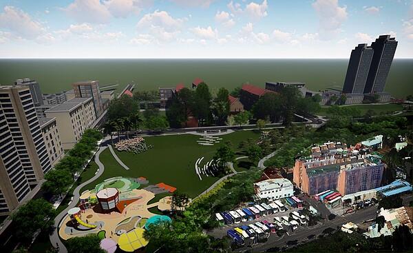 大勇市地重劃區預計2024年底完工。圖/桃園市政府提供