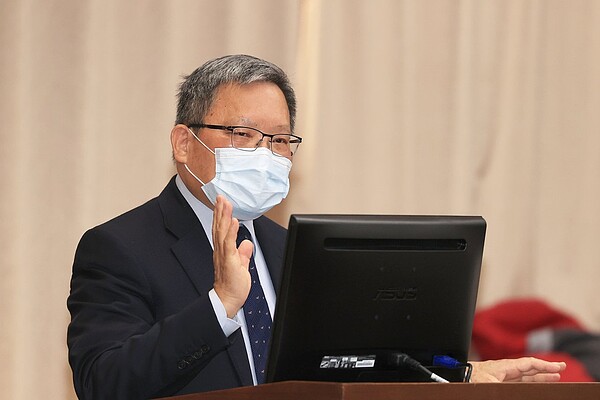 財政部長蘇建榮今赴在立法院備詢。記者蘇健忠/攝影