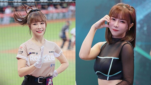 樂天桃猿啦啦隊「Rakuten Girls」巫苡萱。圖/翻攝自個人臉書