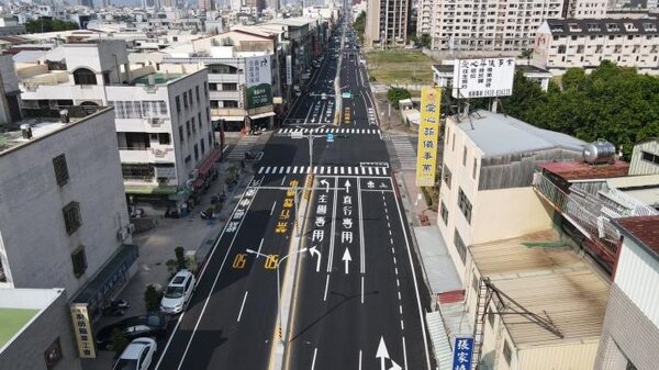 台南市大成路口。圖／工務局提供