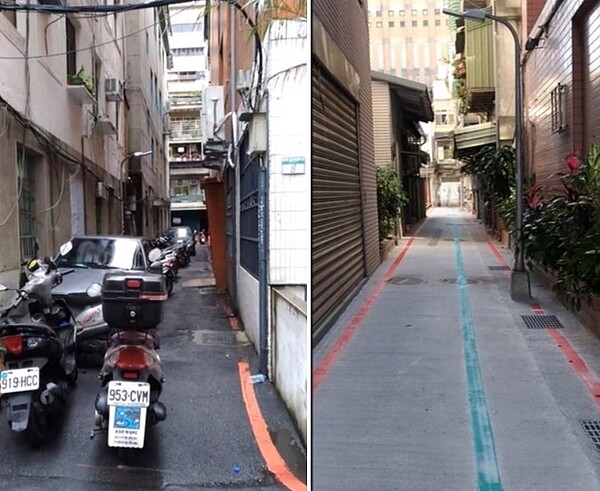 陳鵬程里長積極整頓後巷，加裝路燈蓋改善照明。圖／取自建泰里YT頻道
