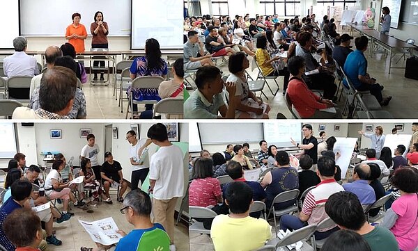 江里長推公辦都市更新，舉辦多次說明會及協調會統合各方意見。圖／取自「斯文里三期公辦都市更新」臉書